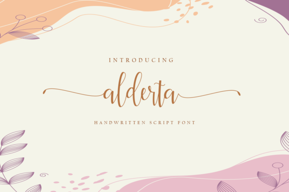 Alderta: A Handwritten Font for Makers