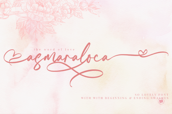 Asmaraloca: A Handwritten Font for Digital Elegance