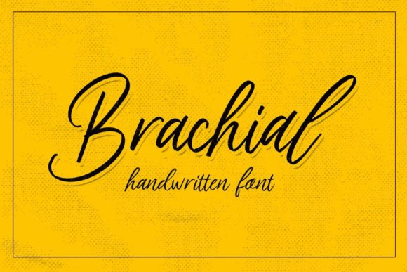 Brachial: A Handwritten Font for Modern Web Design