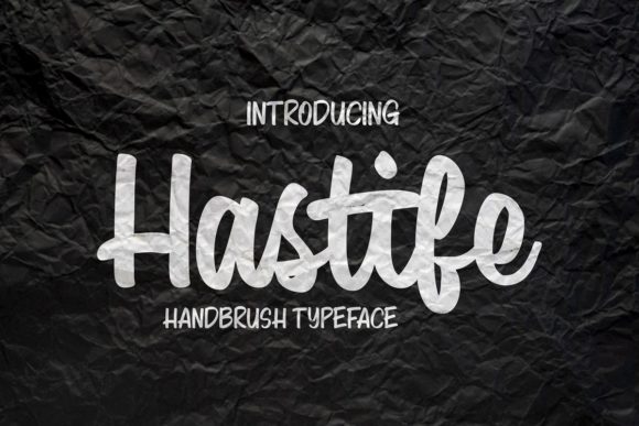 Hastife: A Handwritten Font for Clear Campaigns