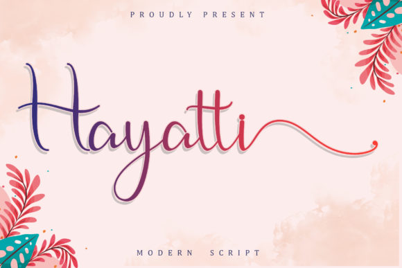 Hayatti: A Handwritten Font for Modern Web Design