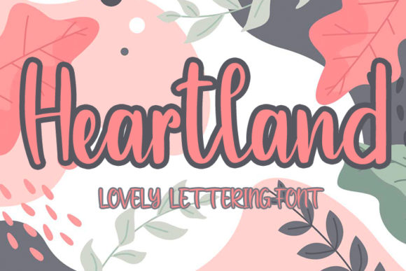 Heartland Font: A Handwritten Typeface for Authentic Branding
