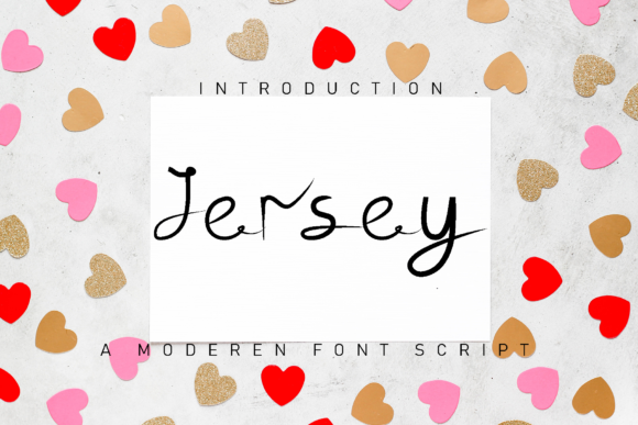 Jersey Font: A Sweet Handwritten Typeface for Web Design