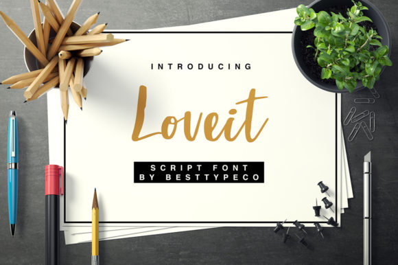 Loveit: The Handwritten Font for Summer Campaigns
