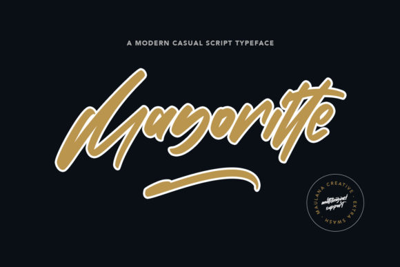 Mayoritte: The Handwritten Font for Crafters