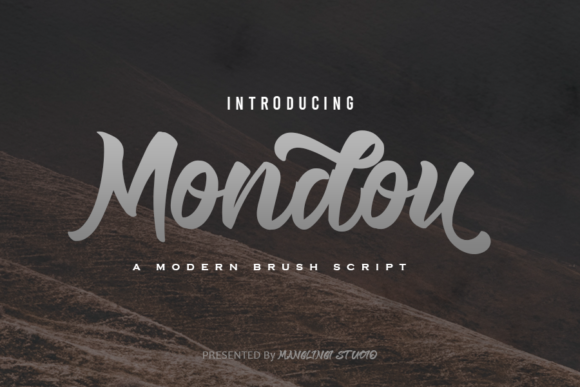 Mondou: A Handwritten Font for Authentic Branding