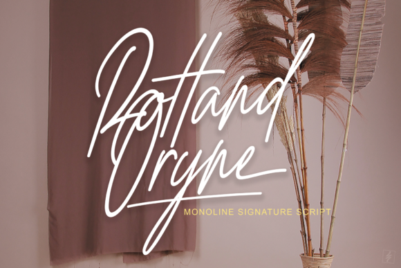 Rottand Oryne: A Signature Font for Web Design