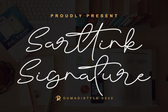 Sarttink Signature: A Modern Script Font for Web Design