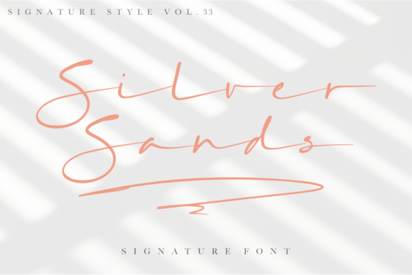 Silver Sands: A Handwritten Font for Modern Web Design