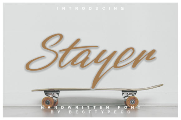 Stayer: A Handwritten Font for Clear Campaigns