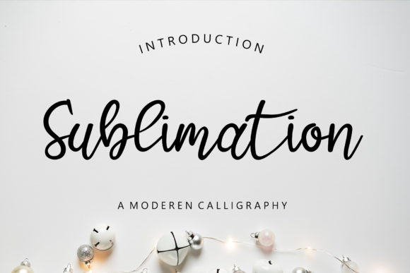 Sublimation: A Modern Handwritten Font for Editorial Design