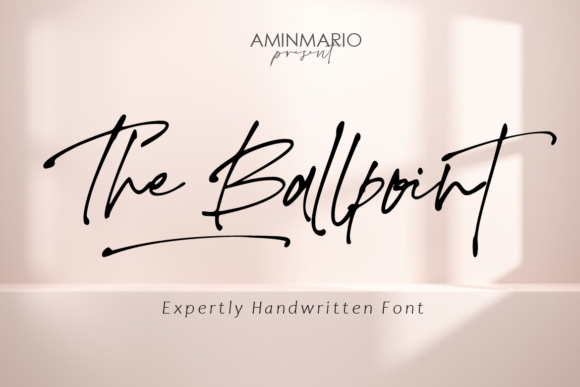 The Ballpoint: A Handwritten Font for Editorial Design