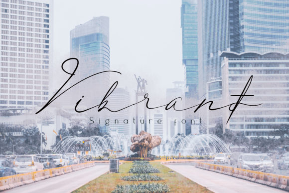 Vibrant Font: A Timeless Script for Editorial Design