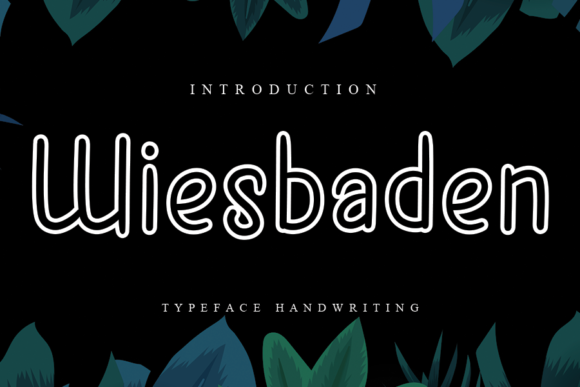 Wiesbaden: A Handwritten Font for Editorial Design