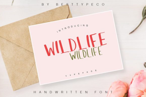 Wild Life Font: A Natural Handwritten Typeface for Campaigns